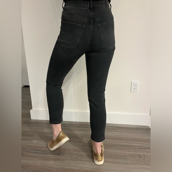 Express Black Slim Ankle Jean - Picture 2 of 6